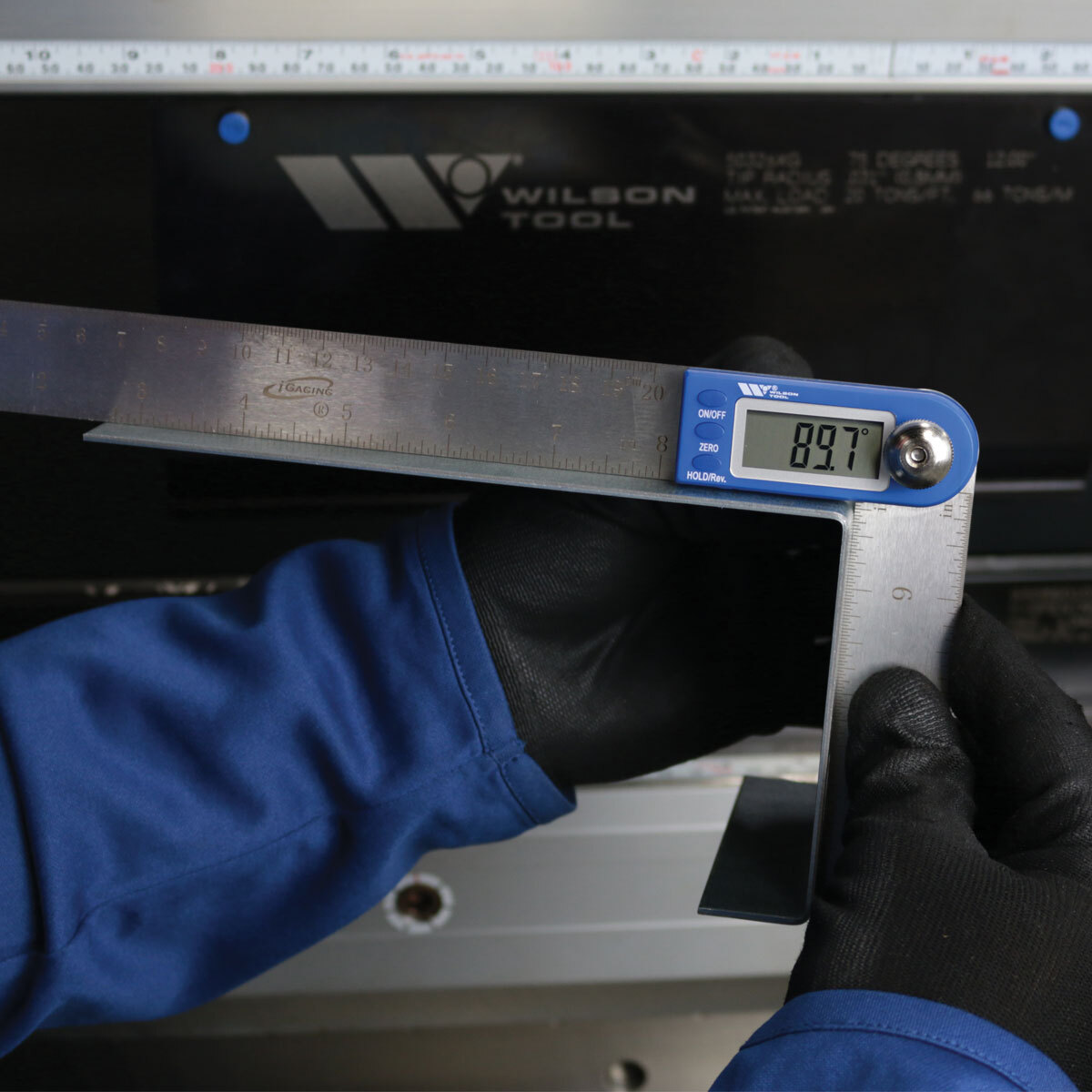 DIGITAL PROTRACTOR RULER, 12-INCH