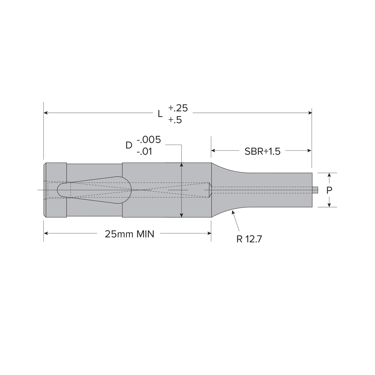 Metric Ballock Light Duty Ejector Punch