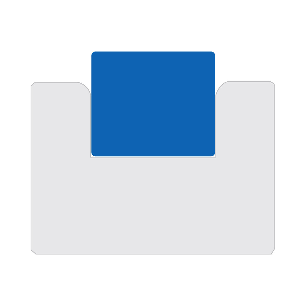 Urethane Die Pad, Blue 25x30