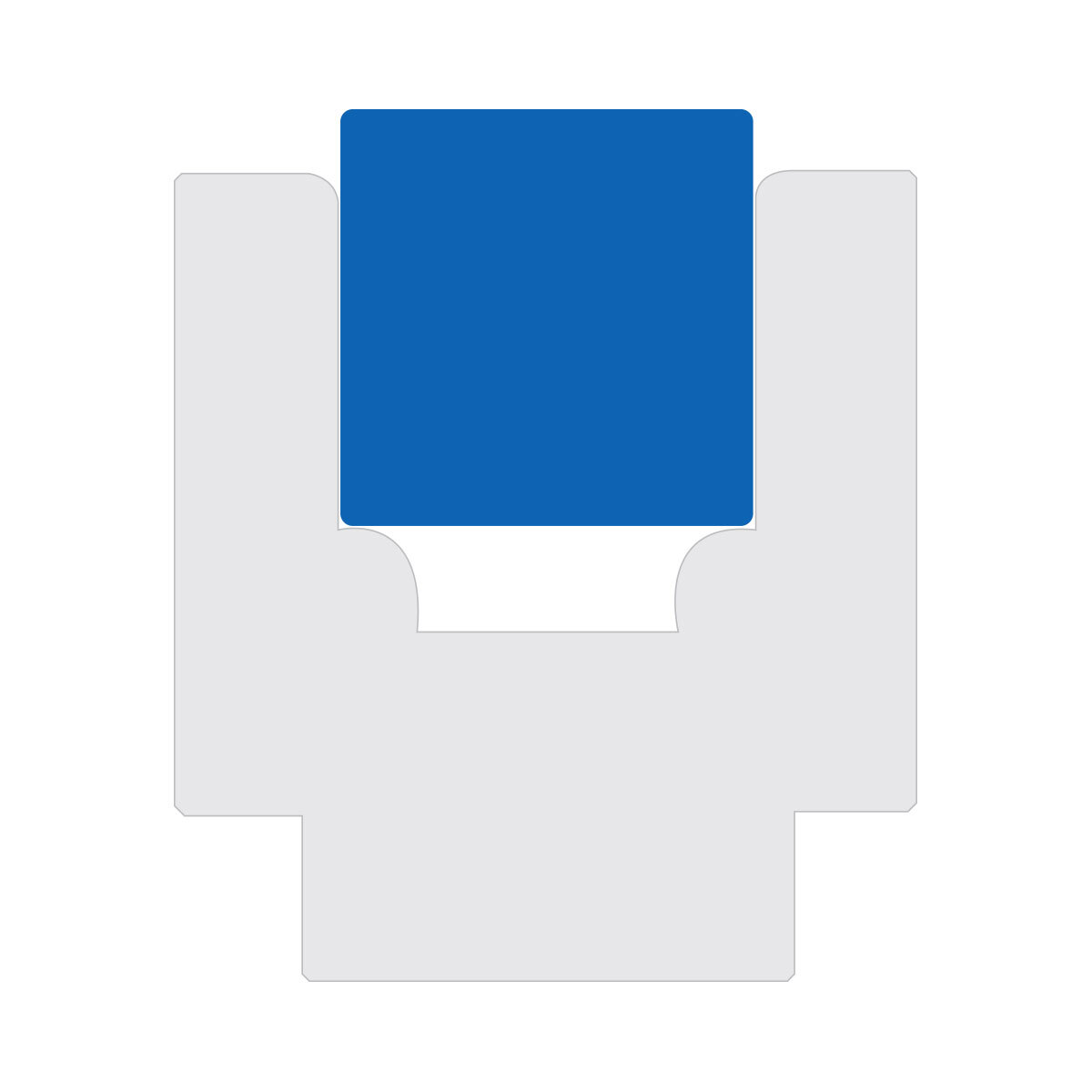 Urethane Die Pad, Blue 50x50
